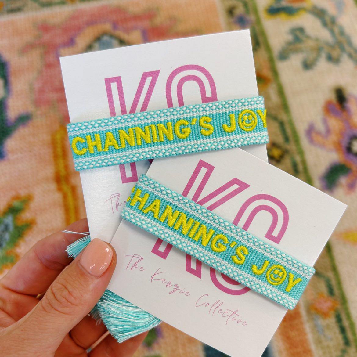 Channing’s Joy Embroidered Bracelets