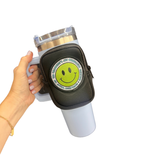 Tumbler Zipper Pouch - Black