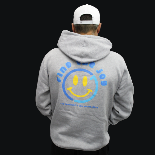 CJ Smiley Grey Hoodie