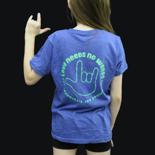 Kids Love Needs No Words - Royal Blue