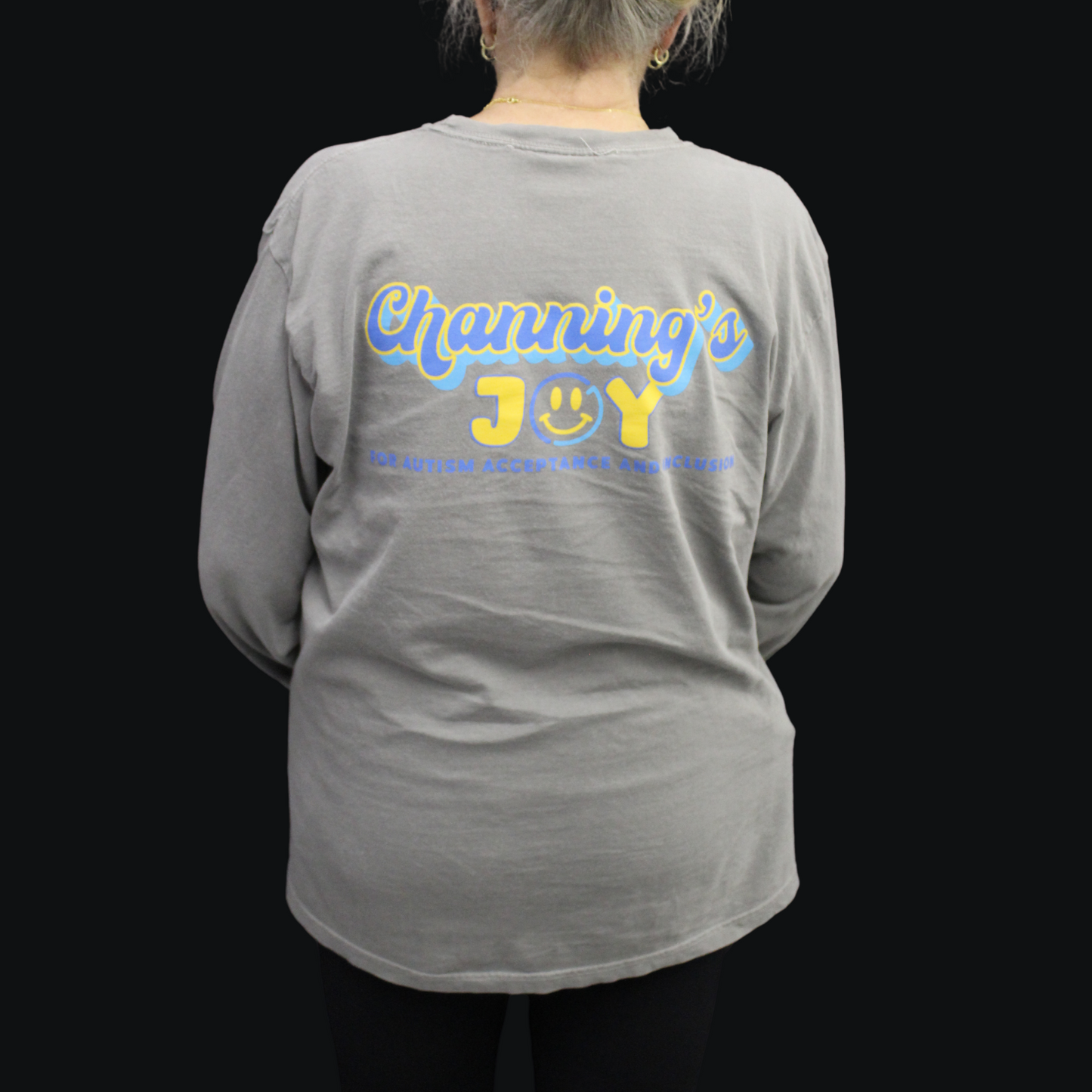 CJ Smiley Long Sleeve Grey