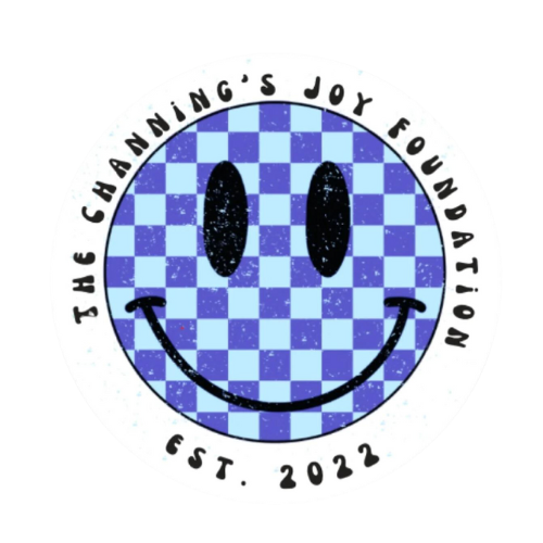 Blue Checked Sticker