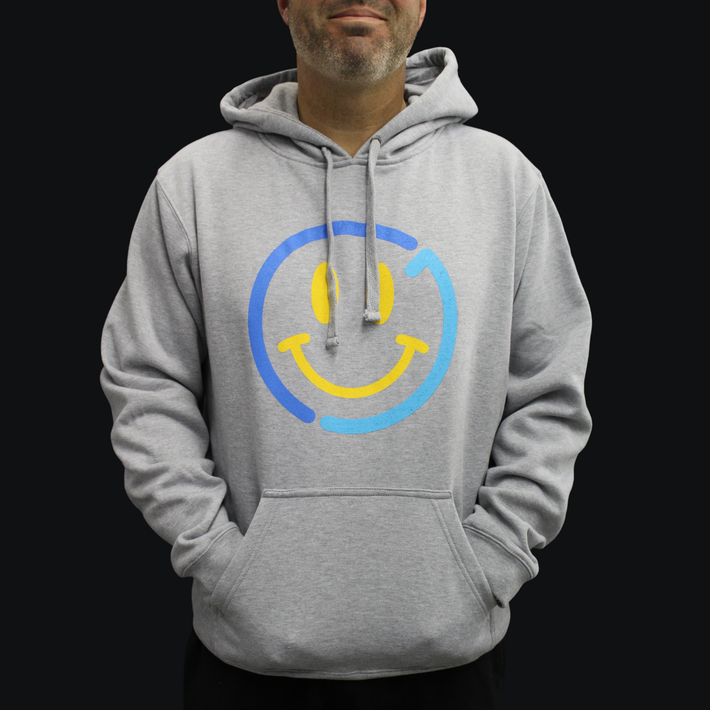 CJ Smiley Grey Hoodie