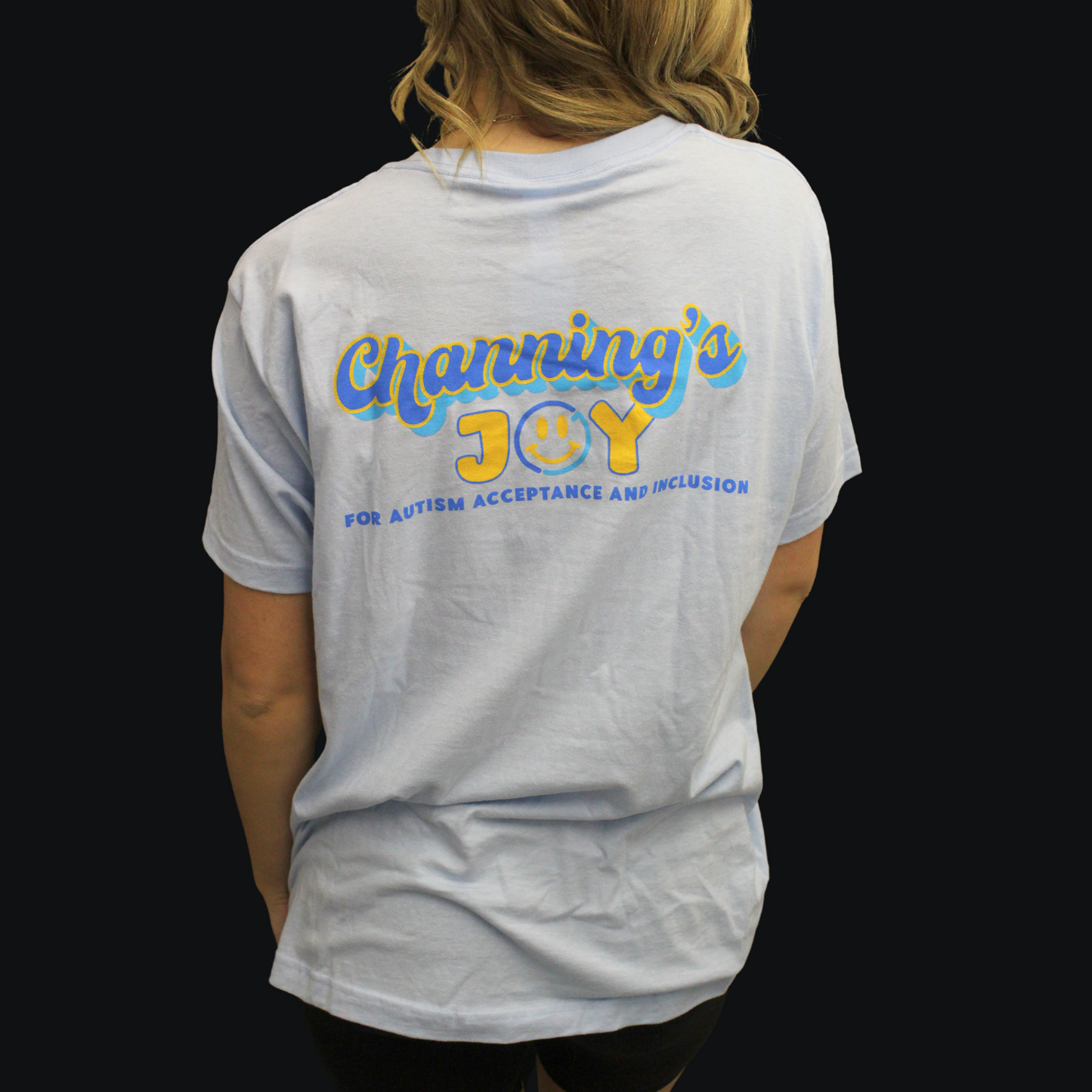CJ Smiley Short Sleeve Tee - Light Blue