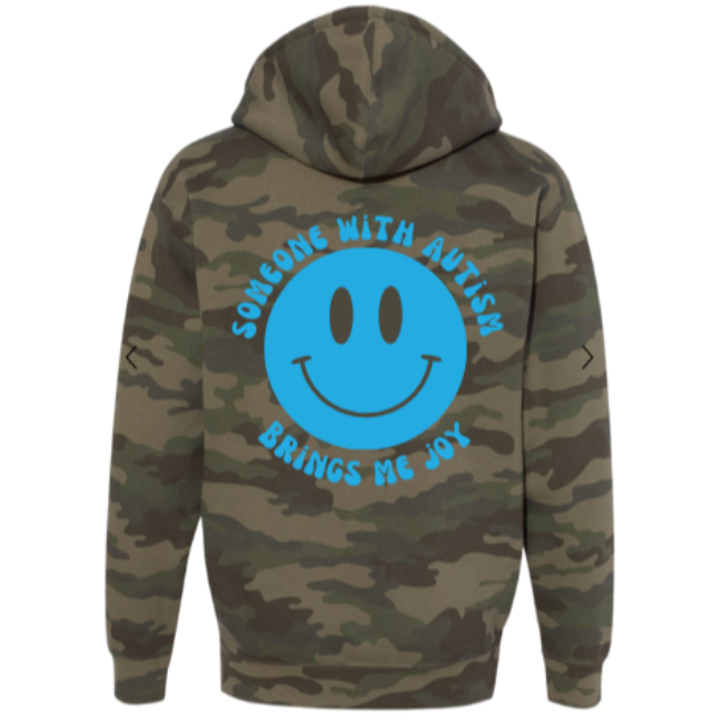 Adult Camo Zip-Up Hoodie