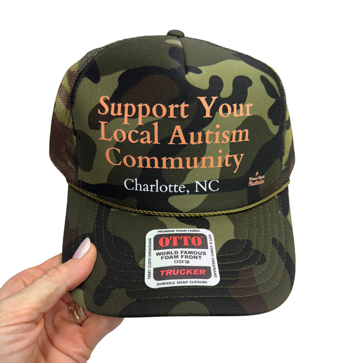 Support Your Local Autism Community - Camo Hat