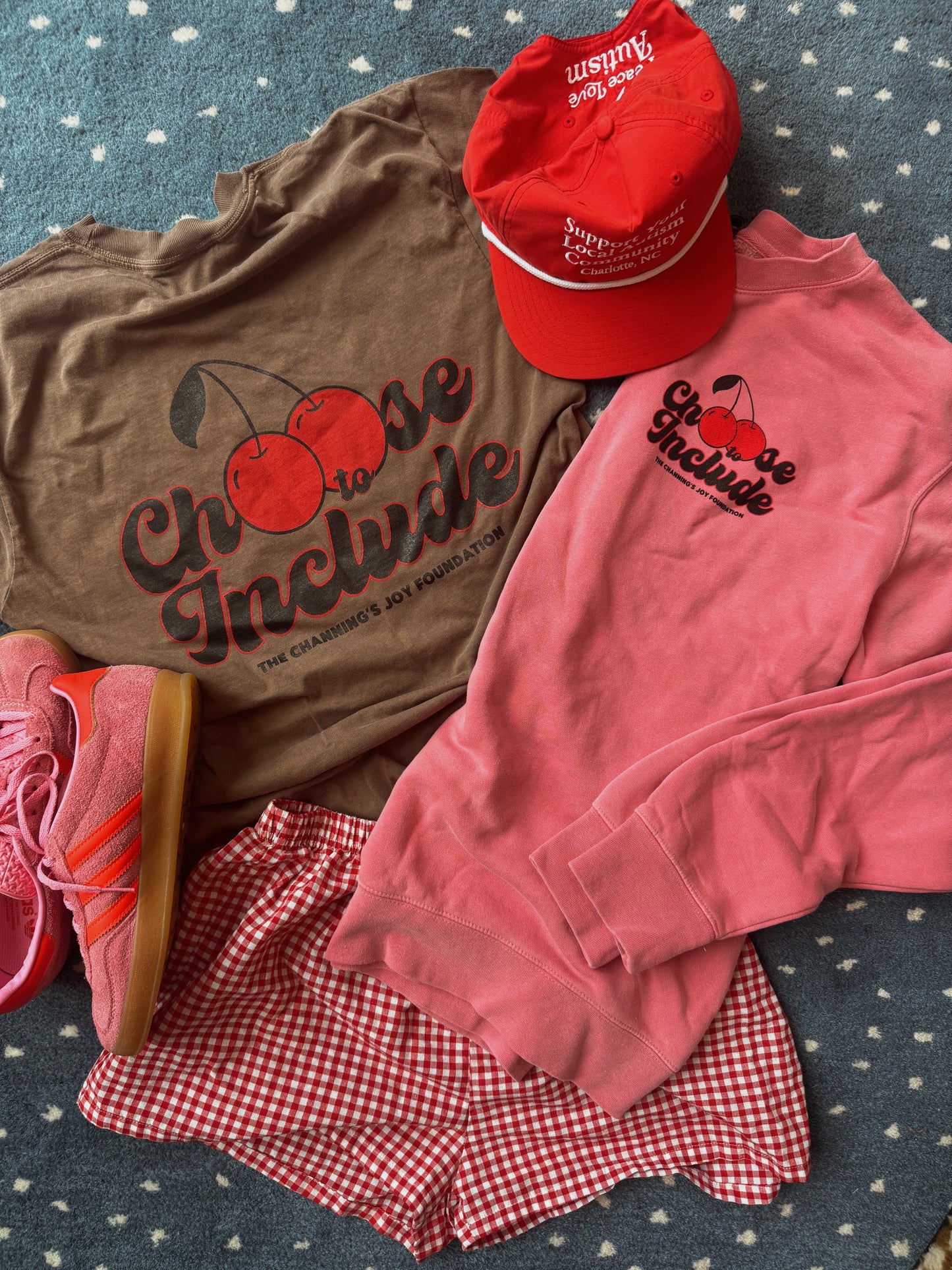 Cherry Choose to Include Crewneck - Pink