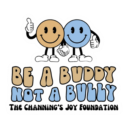 Blue Be a Buddy Sticker