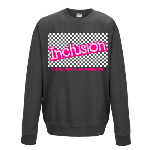 Barbie Adult Crewneck - Charcoal