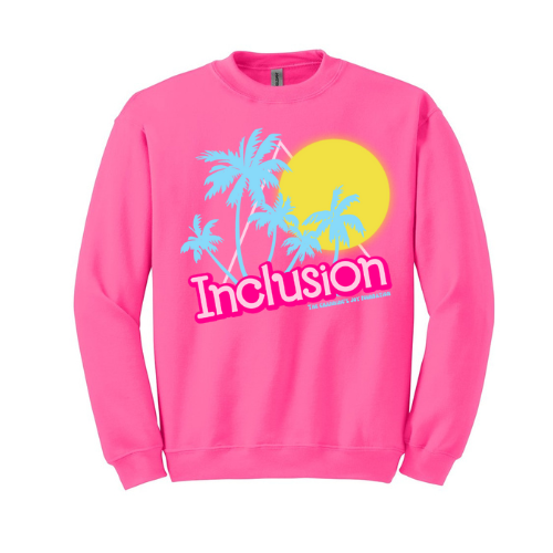 Barbie Adult Crewneck - Bubblegum Pink
