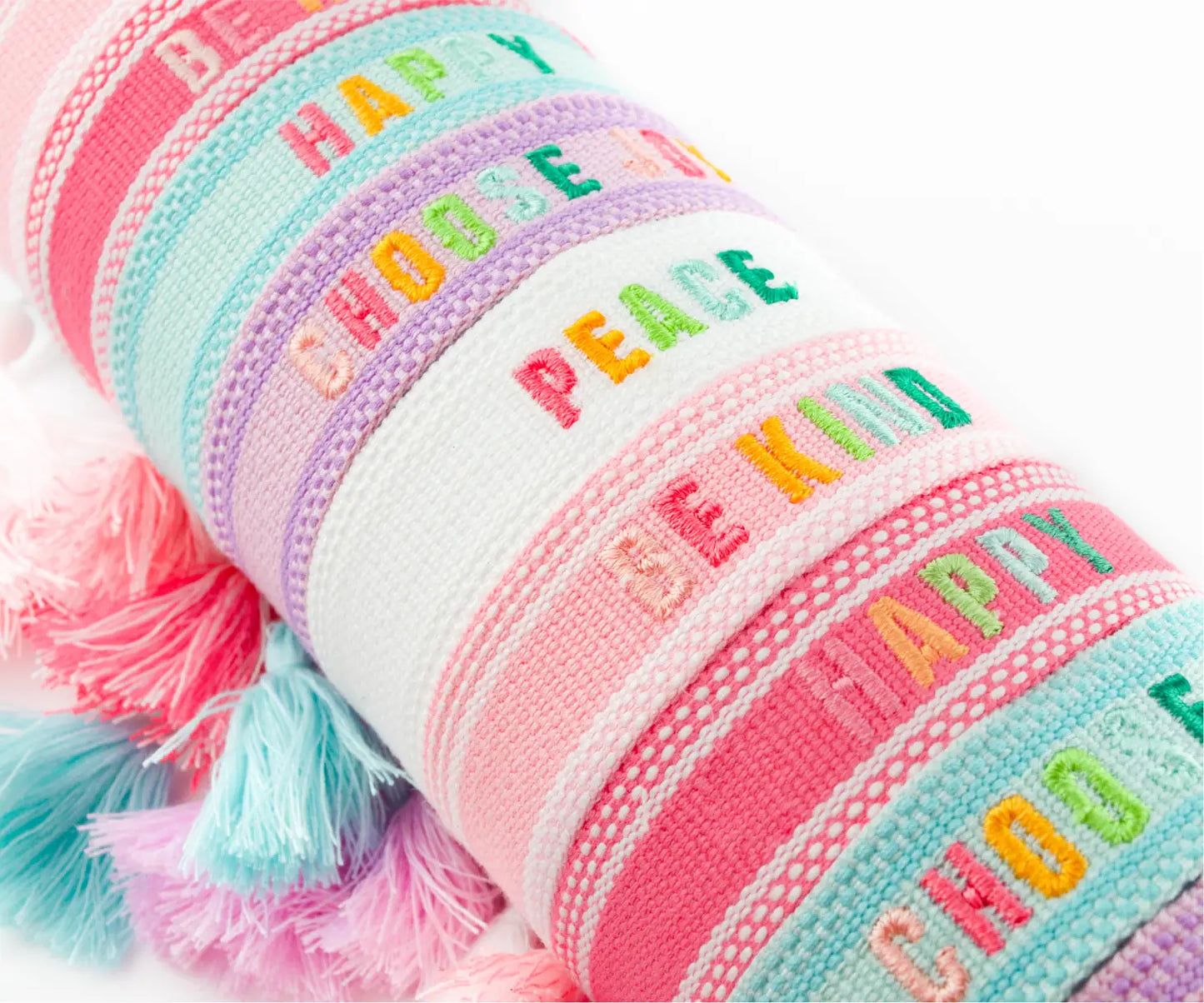 Colorful Embroidered Bracelets