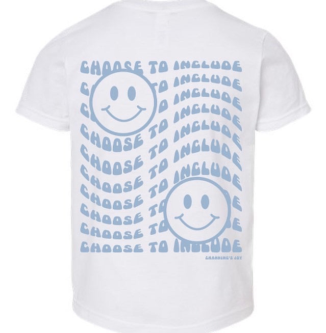 Kids Choose to Include Tee - White