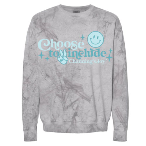 Choose 2 Include Adult Crewneck - Color Blast Granite