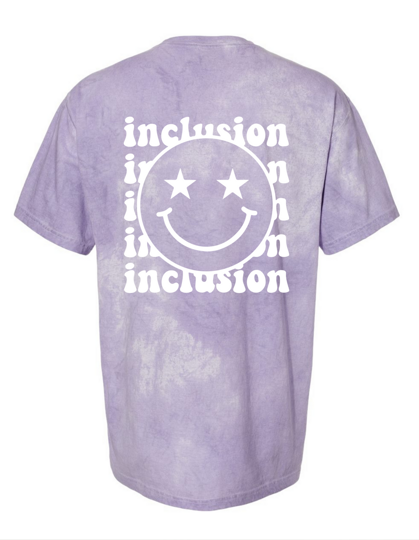 Adult Inclusion Tee - Tie Dye Lilac