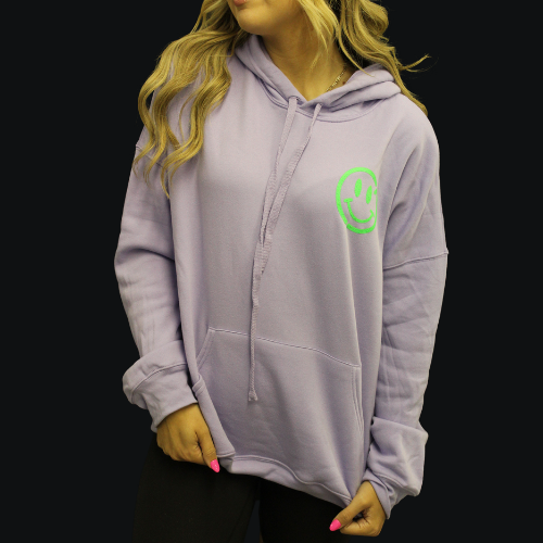 Love Needs No Words Hoodie - Dark Lavender