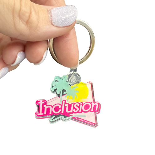 Inclusion Barbie Keychain