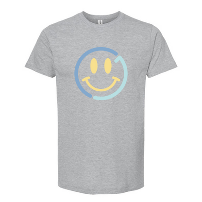 CJ Smiley Short Sleeve Tee - Heather Grey