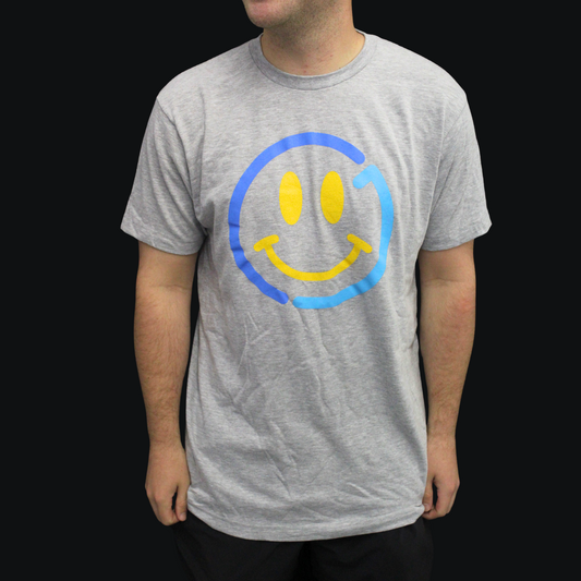 CJ Smiley Short Sleeve Tee - Heather Grey