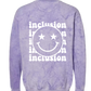 Adult Inclusion Crewneck - Tie Dye Lilac