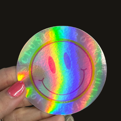 Inclusion Rocks Holographic Sticker