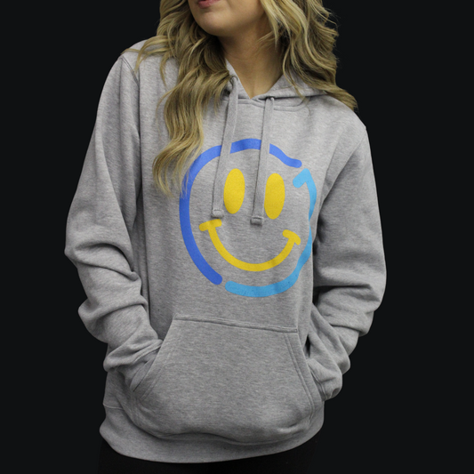 CJ Smiley Grey Hoodie