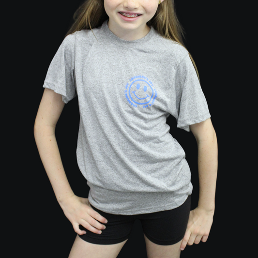Youth Performance Tee - Heather Grey