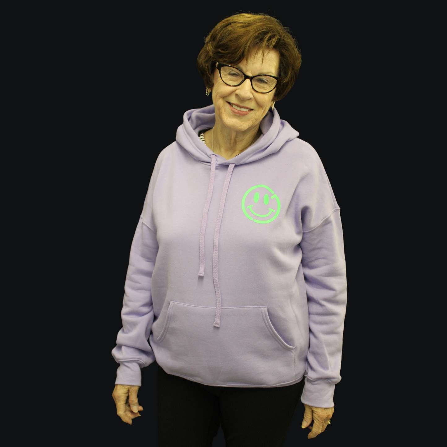 Love Needs No Words Hoodie - Dark Lavender