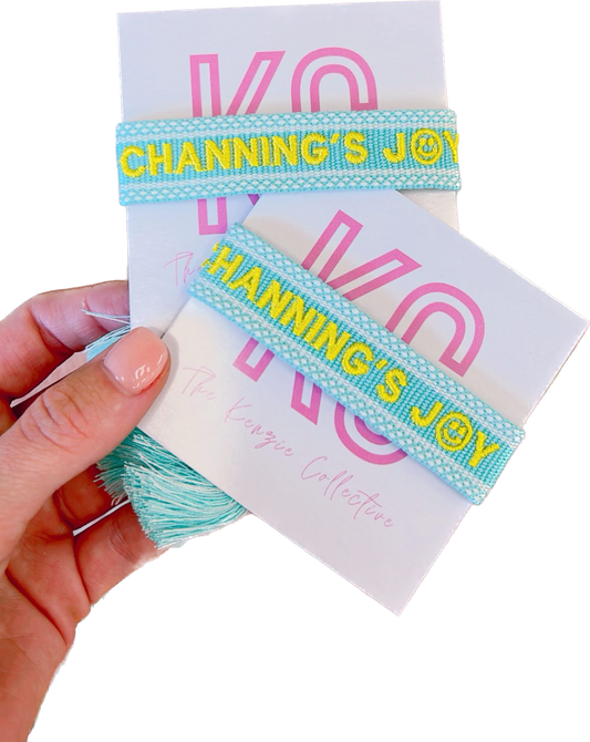 Channing’s Joy Embroidered Bracelets