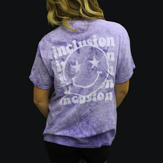 Adult Inclusion Tee - Tie Dye Lilac