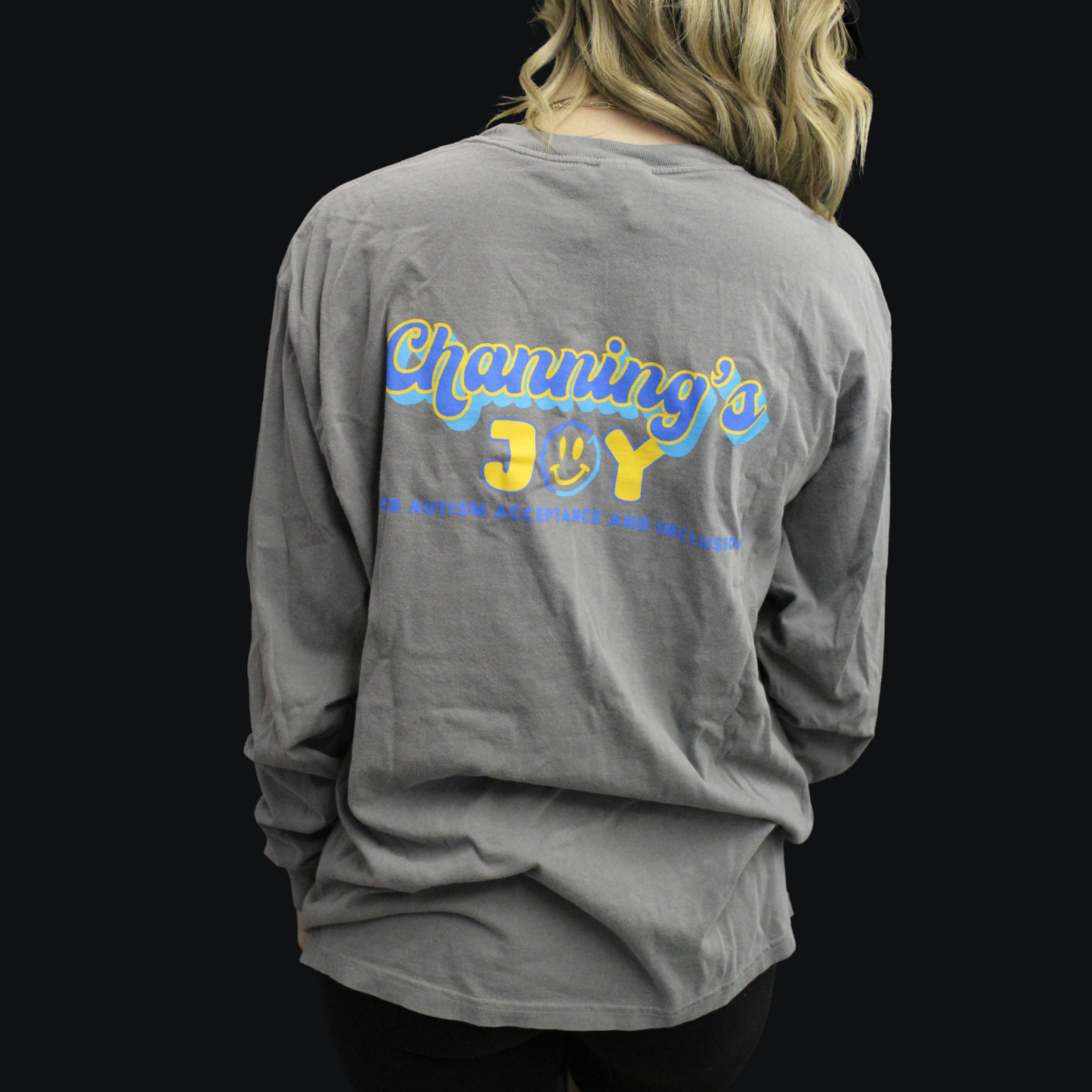 CJ Smiley Long Sleeve Grey