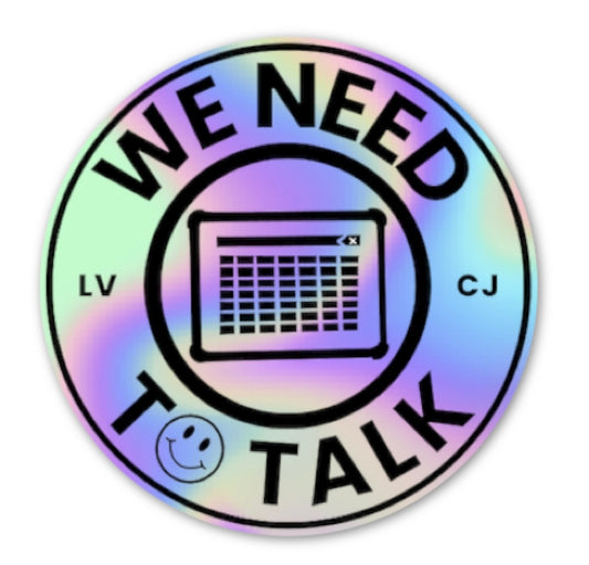 We Need to Talk Holographic Sticker