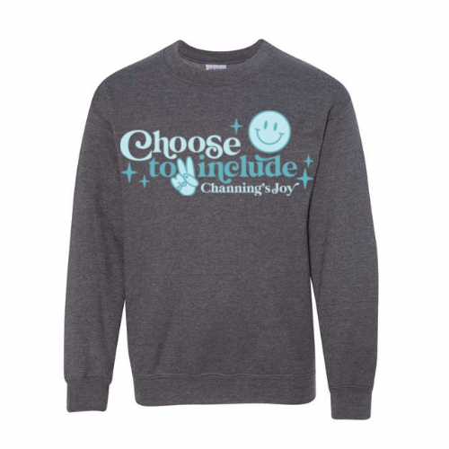 NEW Kids Choose to Include Crewneck - Dark Heather