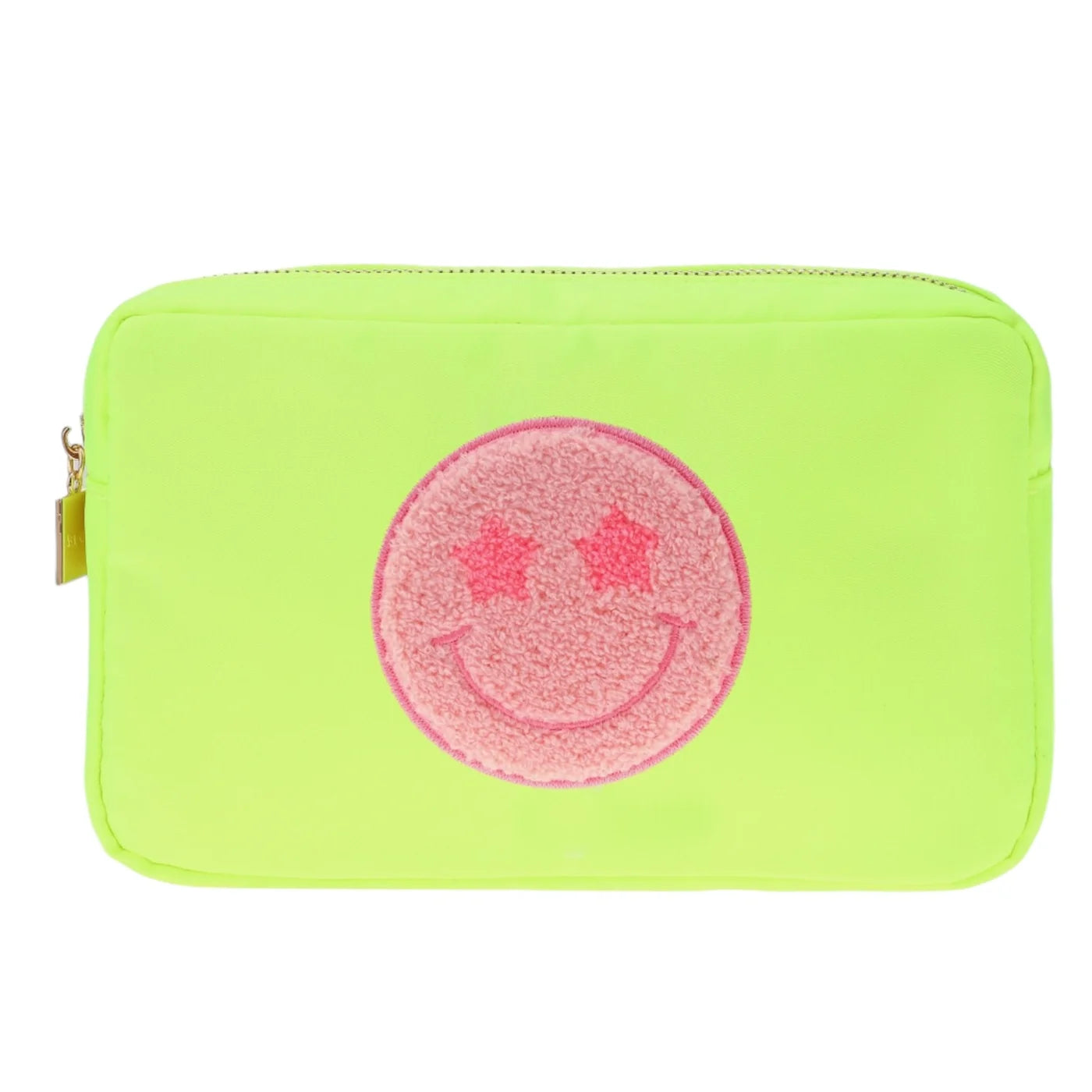 Medium Smiley Bag - Neon Green