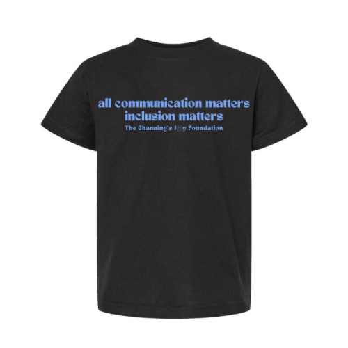 NEW Kids All Communication Matters Tee - Black