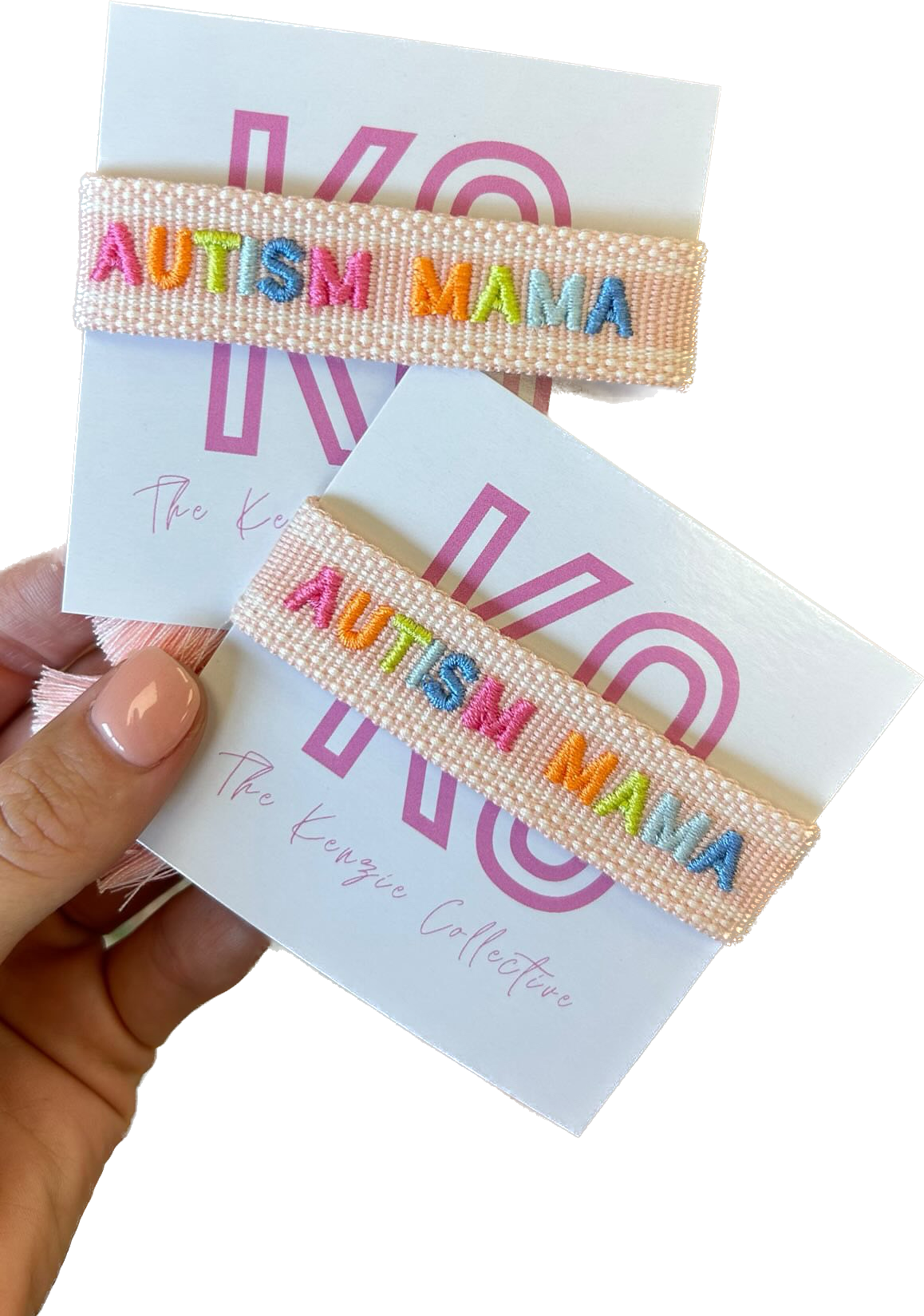 Autism Mama Embroidered Bracelets