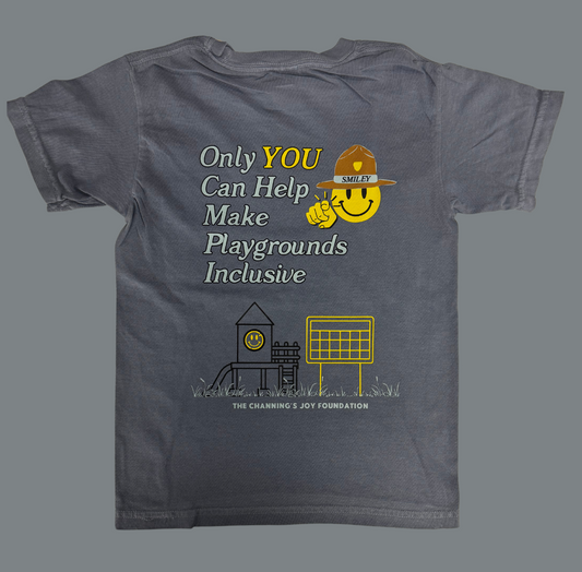 Inclusive Playgrounds Kids Tshirt - Denim