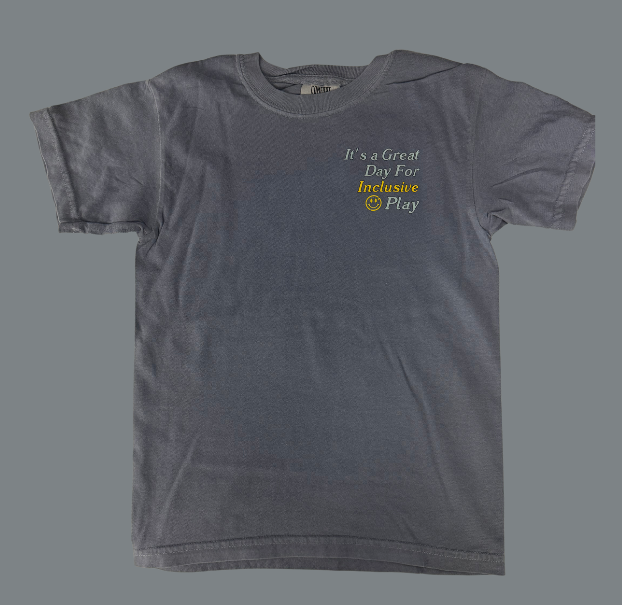 Inclusive Playgrounds Kids Tshirt - Denim