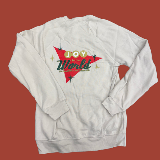Adult Joy to the World Crewneck - Cream