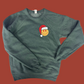 Kids Joy to the World Crewneck - Green