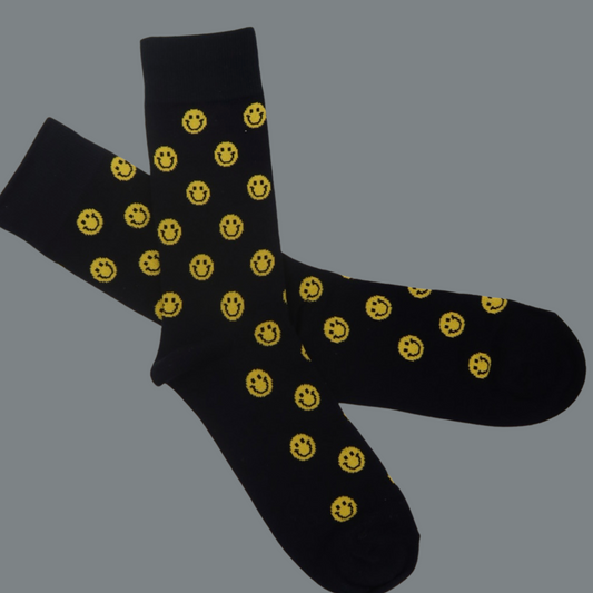 Men's Smiley Crew Socks