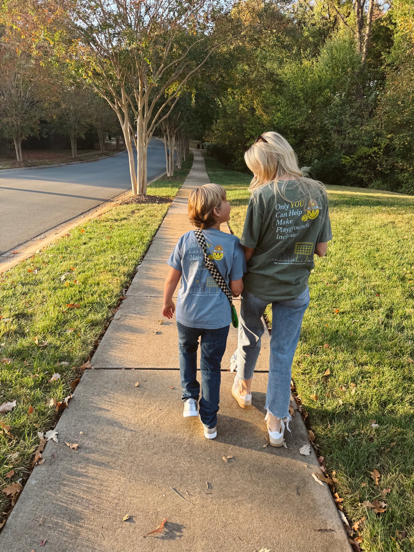 Inclusive Playgrounds Kids Tshirt - Denim