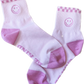 Pink Smiley Socks