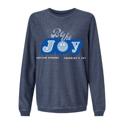 ASF x CJ Be the Joy Corded Crewneck - Navy
