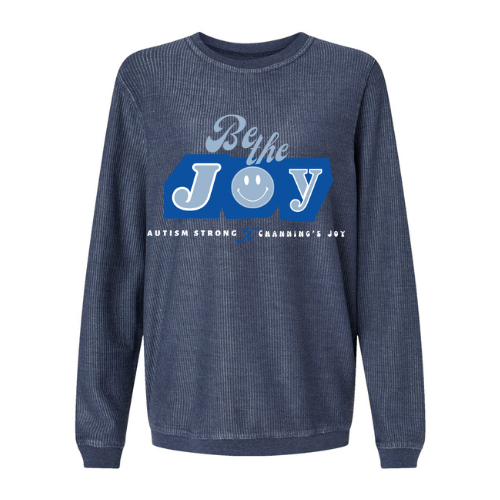 ASF x CJ Be the Joy Corded Crewneck - Navy