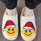 Santa Smiley Slippers